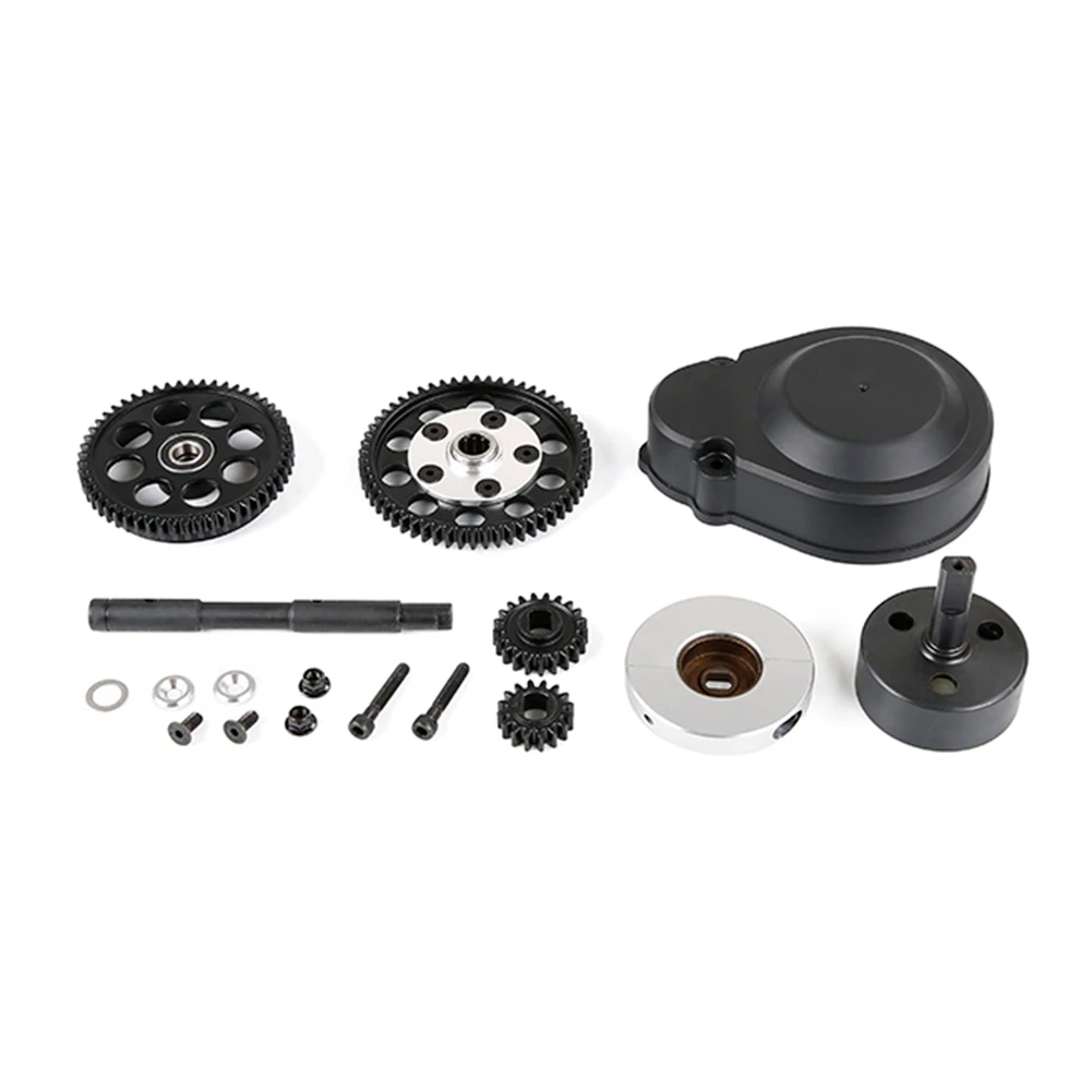 WOWFU-GTB 레이싱 Hpi ROFUN ROVAN KM Baja 5B/5T/5SC RC 자동차 부품용 2단 변속기 기어 세트