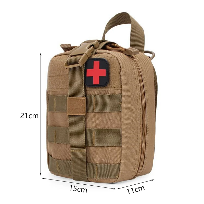 Personal First Aid Kit Bag Survival Emergency Waist Pack Outdoor Camping Hunting Tactical First Aid Kit EDC Bag Pouch