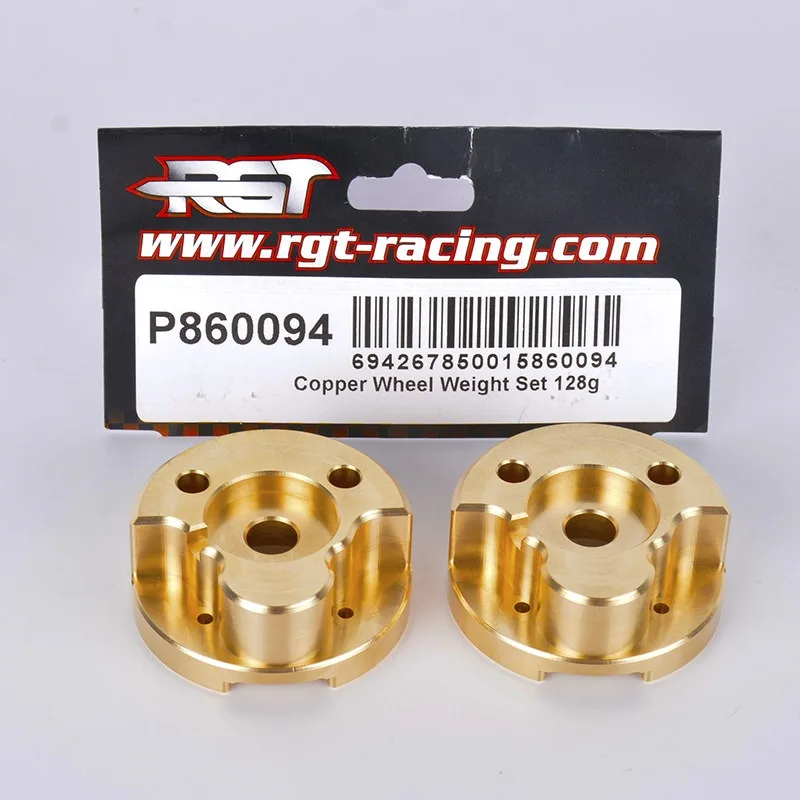 Copper Wheel Weight Set  for RGT EX86190 1/10 RC Electric Remote Control Model Car Crawler Upgrade Accessories view 2