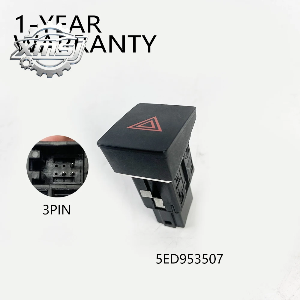 

Interruptor de luz de advertencia intermitente 5ED 953507 para Skoda Octavia 2014-2021