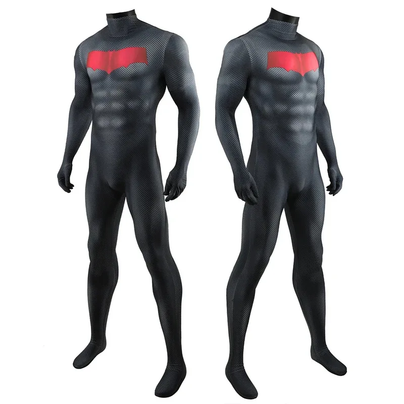 

DY20Red Hood Robin Costume Cosplay Superhero Jason Todd Zentai Bodysuit Spandex Boys Halloween Costume Adult Kids25