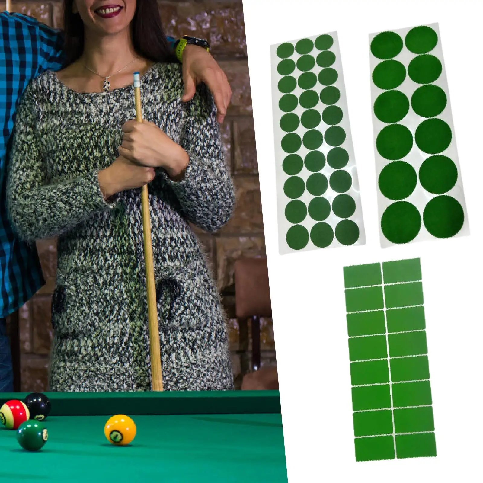 

Пластыри для ремонта бильярдного скатерти, наклейки для маркеров для бильярдного стола, защита для ткани