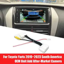 JIAYITIAN C24 pins Adapter Cable For Toyota Yaris 2019~2024 South America Add After-Market Camera kit