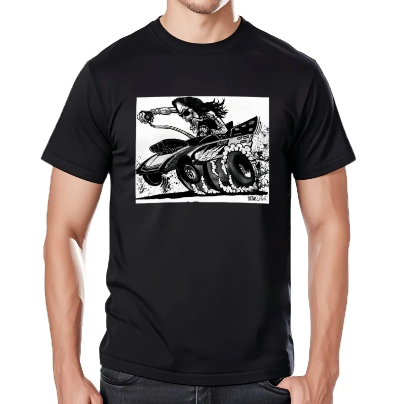 

Майка STEPHEN PEARCY Rat Fink Drag Car Character для мужчин, blusa en blanco, Tallas grandes, 2024