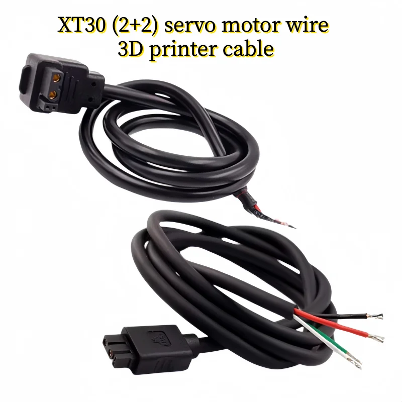 XT30 (2+2) Female Connector with Signal Pins, XT30F 4 Pin Plug with Silicone Wire for Robotics, FPV Drone, CAN Bus