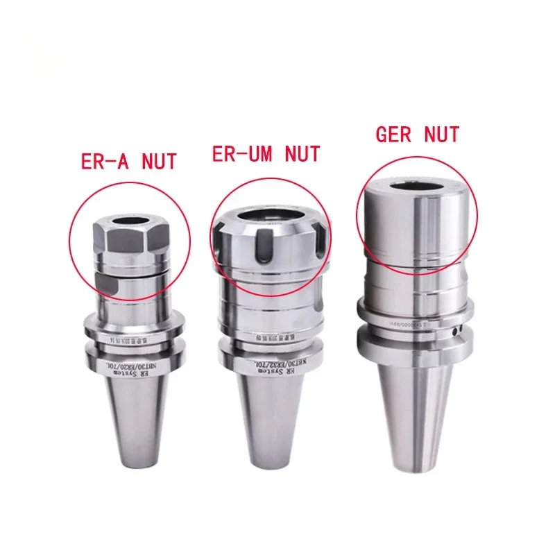 NEW NBT30 ER11 ER16 ER20 ER25 ER32 Accuracy 0.002 Tool Holder GER16 GER20 GER25 GER32 tool holder NBT30 ER No keyway Tools Shank