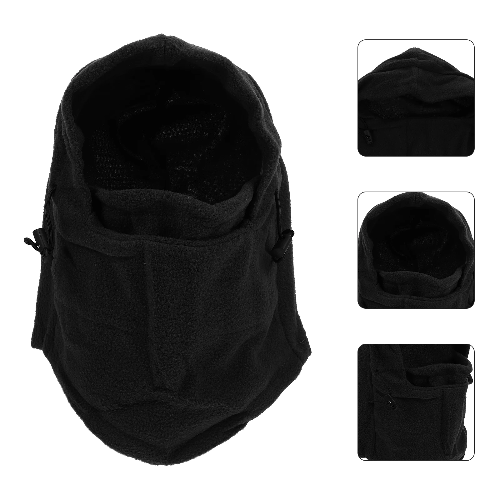 

1pc Windproof Thermal Polar Fleece Face Hat Multi-Functional Winter Warm Hat Outdoor Skiing Riding Shawl Mask Scarf Head Cover
