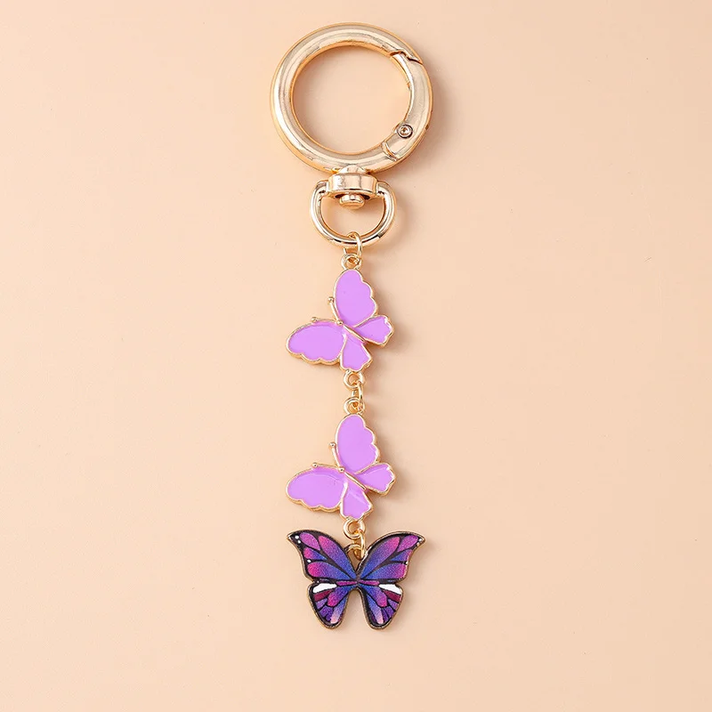 Aihua Y2K Schlüsselanhänger, modisch, niedlich, Liebesherzen, Schmetterling, Blume, Schlüsselanhänger, Ringe für Damen und Herren, Tasche, Rucksack, Hosen, Kette, Schmuck, Geschenke – Detail 14