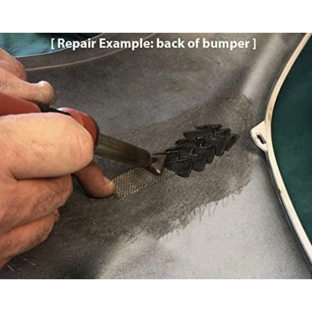 Kit de soldadura de plástico de 720 piezas: varillas de soldadura de 106 piezas, grapas de soldador de 600 piezas, malla de acero inoxidable de refuerzo de 5 piezas, 5 hojas de aluminio