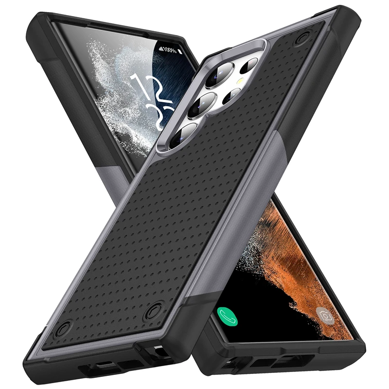Rüstungshandyhülle in Militärqualität für Samsung Galaxy S25 S24 Ultra S23 S22 Plus S21 FE S25Ultra S23FE S25+, stoßfeste Stoßstangenabdeckung