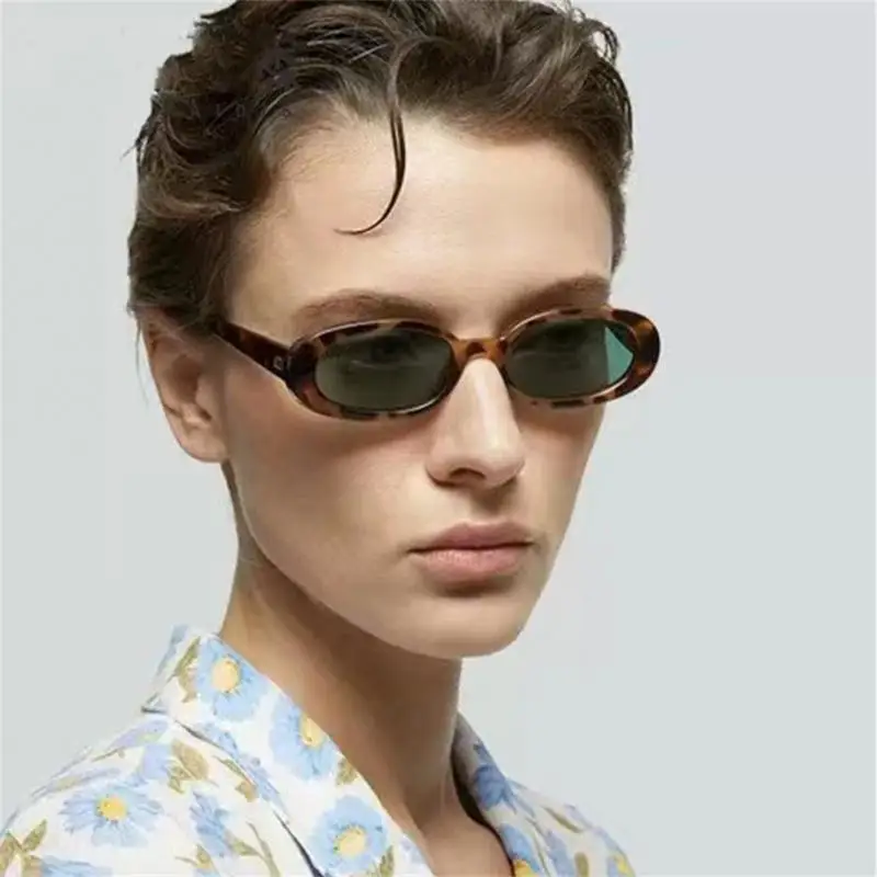 1/2/3PCS Gradient Fashionable Multiple Colors Oval Sunglasses Clothing Accessories Rectangular Sunglasses Wear Resistant