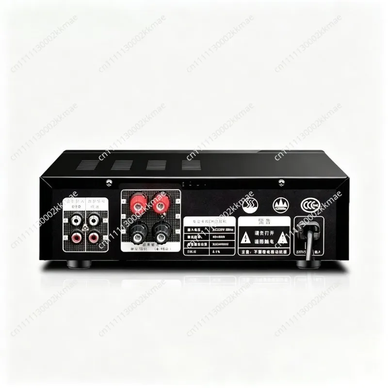 AV-108 Household Power Amplifier 2.1 Cinema KTV Card Pack Audio Bluetooth Metal Body with Power Amplifier