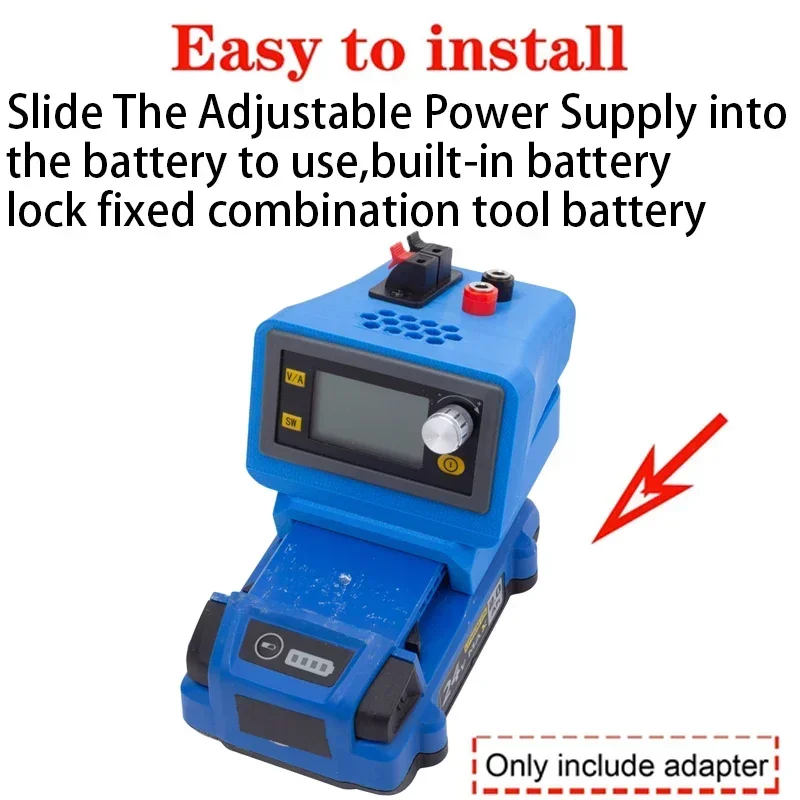 Fonte de alimentação de comutação regulada dc ajustável cnc para kobalt 24v adaptador de bateria de íon-lítio fonte de alimentação controlável buck-boost