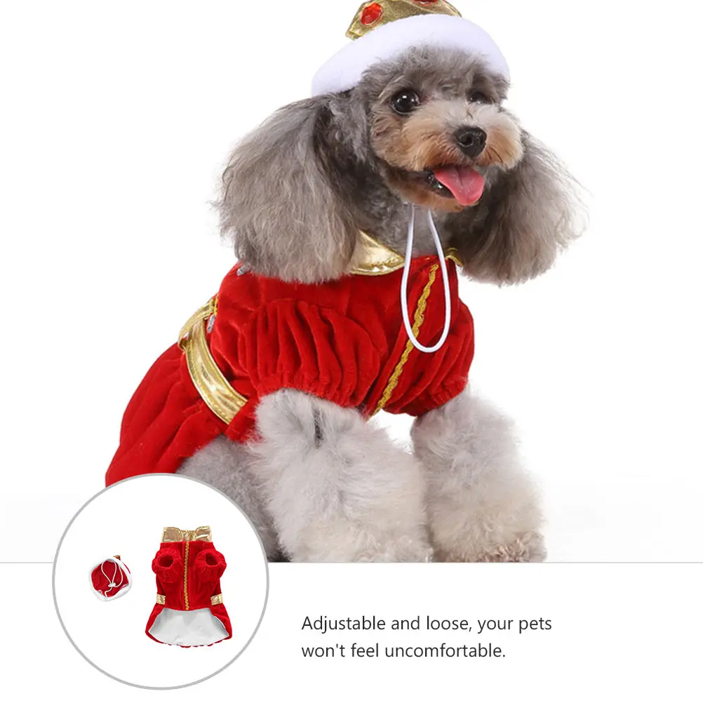 

1pc Pet Costume For Dogs Cats Creative Cartoon Design Adjustable Halloween Christmas Party Supplies Durable Reusable Funny Pet