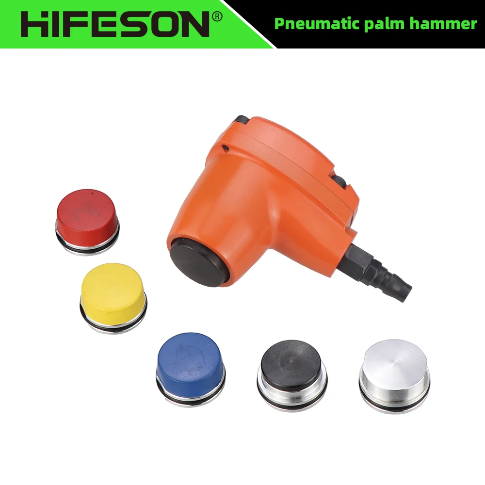 HIFESON Pneumatic Palm Hammer Multipurpose Palm Treasure Sheet Metal Tire Repair Pushpin Foam Nail Handheld Air Hammer