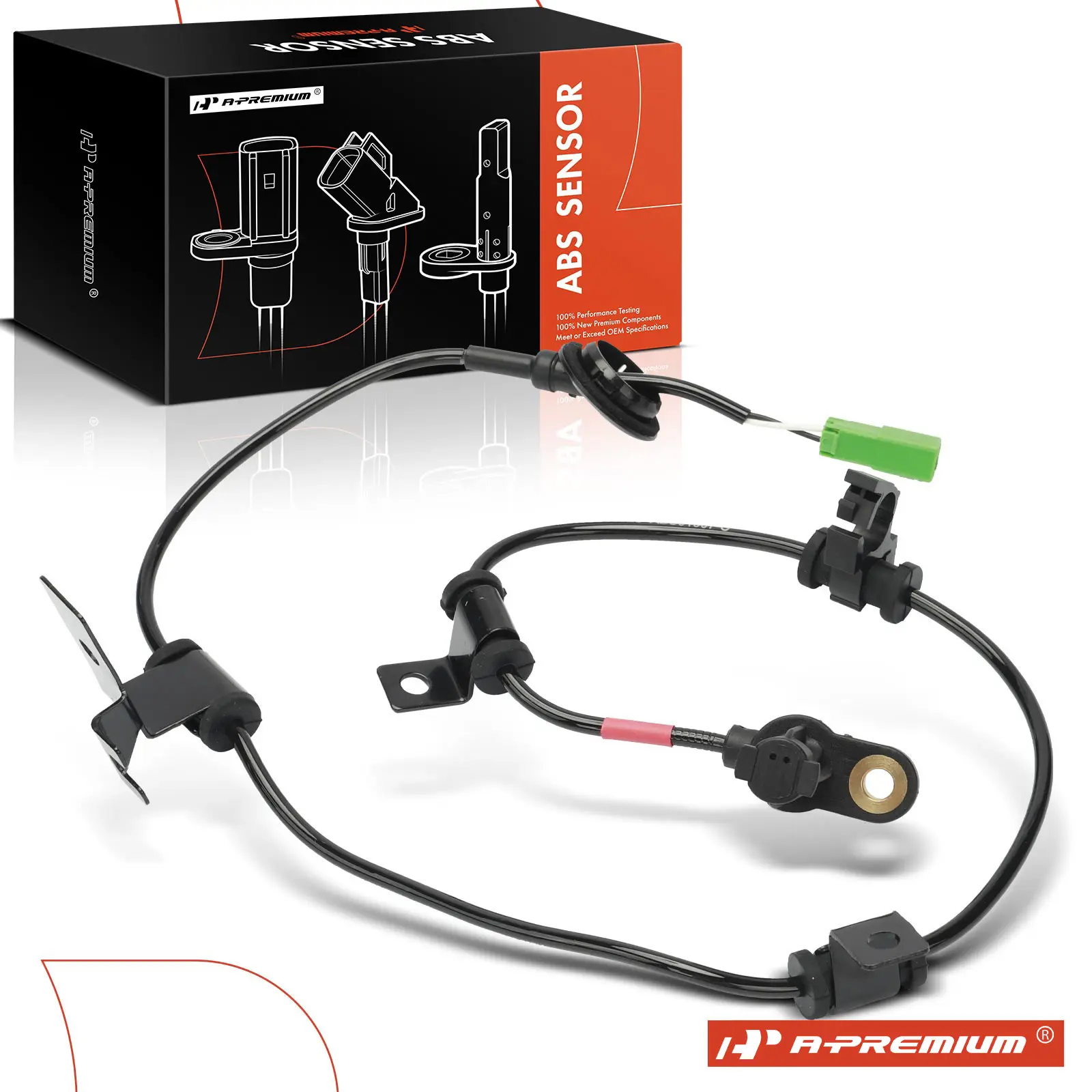 A-Premium Rear Driver Side ABS Wheel Speed Sensor for Ford Escape 2010-2012 Mercury Mariner 2010-2011