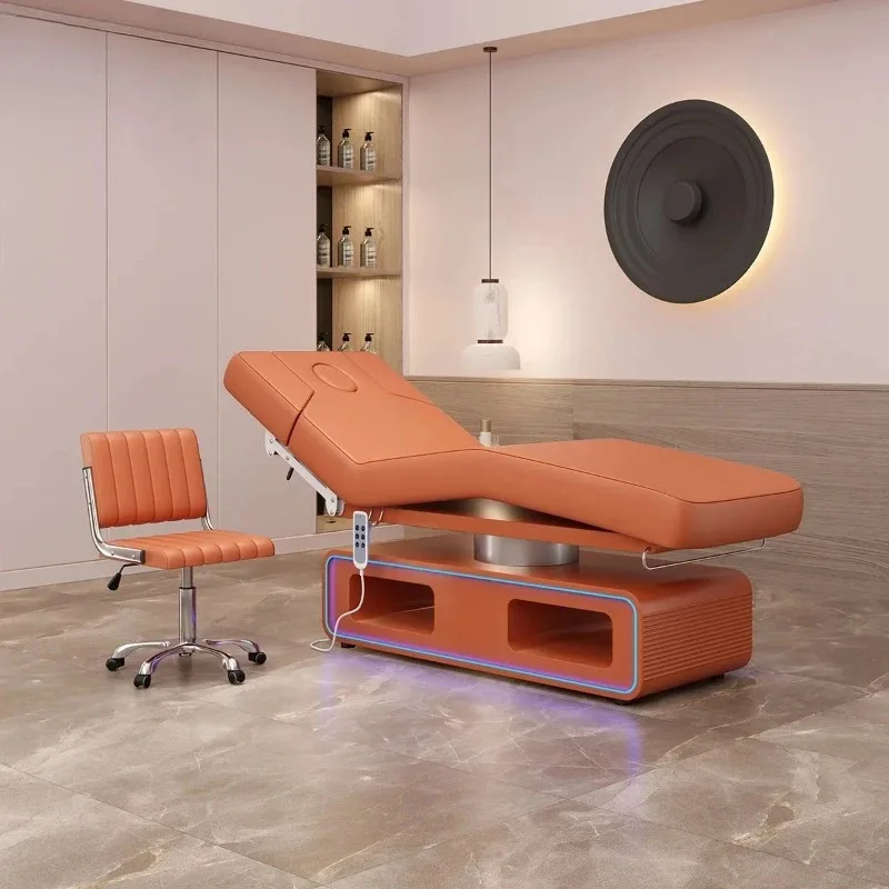 Electric Lifting Facial Beauty Bed Adjustable Massage Table Sofa Bed Chairs for Beauty Salon Eyelash Beds Furniture