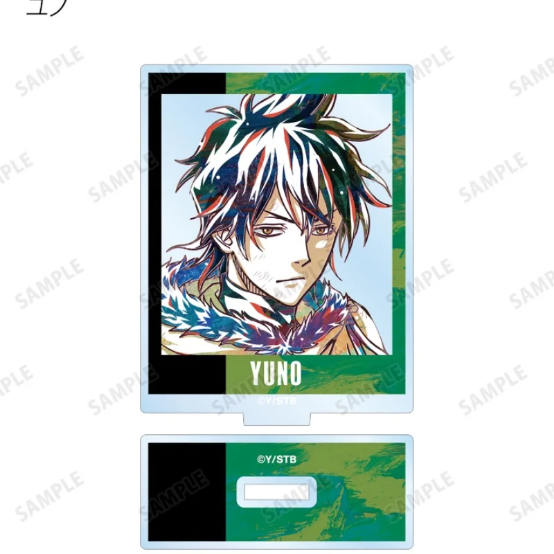 Anime Black Clover Asta Yuno rectangle Acrylic Figure Stand Model Plate Keychains Desktop Ornament Festivals Gifts view 3