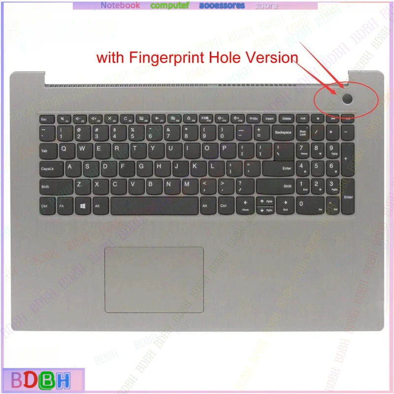 ZQ  New For Lenovo IdeaPad 3-17ADA05 3-17IIL05 3-17IML05 Palmrest Upper Case with Keyboard 5CB0X56865 5CB0X56835 17.3