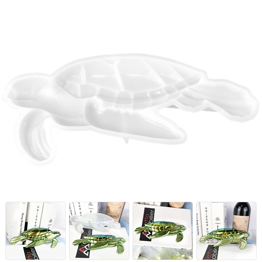 

Flexible Silicone Mold DIY Turtle Wall Decor Safe Odorless Easy to Use and Clean Turtle Shaped Molds Epoxy Silicone Mold