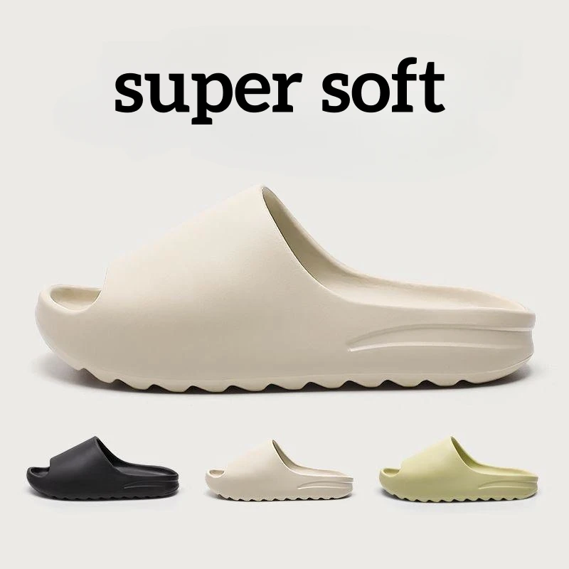 Couple 47 Size Super Soft EVA Sole Summer Slippers for Men Women Bathroom Slippers  Home Slides Beach Sandals Male Slippers