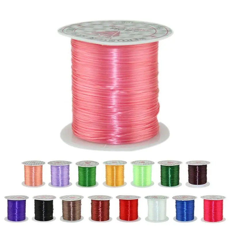 0.5mm 10M Beading Thread Stretch Elastic Rope DIY Cord Strong Rubber Beading Wire String Jewelry Making Bracelet