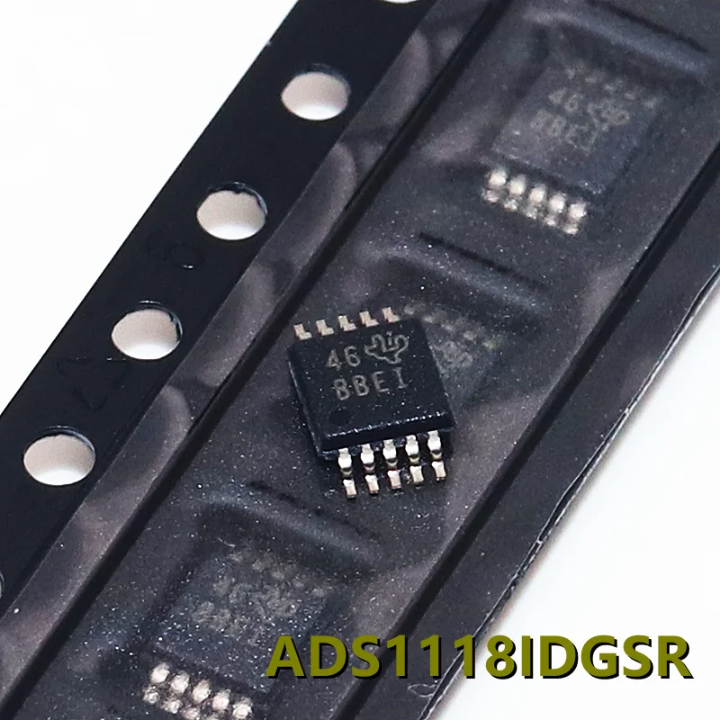 ADS1118IDGSR (5pieces) Mark:BBEI SOP ADC Single Delta-Sigma 860sps 16-bit Serial 10-Pin VSSOP T/R ,Original In Stock