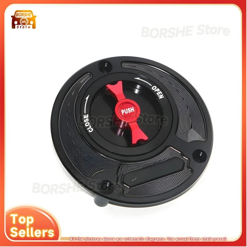 2026 مناسبة لدراجة نارية ياماها XMAX 300 XMAX 400 غطاء خزان الوقود سريع التحرير مع تصميم قابل للتغيير