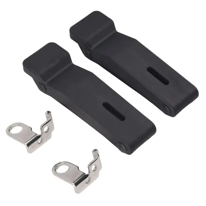 AB59-2877447 Flexible Rubber Front Storage Rack Latch 4Inch For Polaris Sportsman 500 550 800 850 1000 (2 Pack)