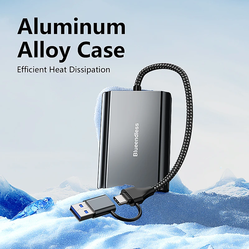 Blueendless CFexpress Type A or Type B Memory Card Reader USB 3.2 10Gbps Plug and Play with USB C/A Cable for Android/Windows/Ma image 5