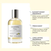 Roxelis Amber Vanilla Fragrance Spray Long Lasting Fresh Elegant Deodorant Daily Scent 2