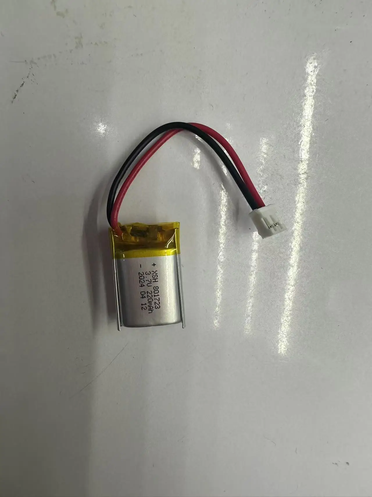 buy more will cheap 3.7V rechargeable battery 801723 polymer lithium battery 220MAHLED lighting power bank locator 2.0