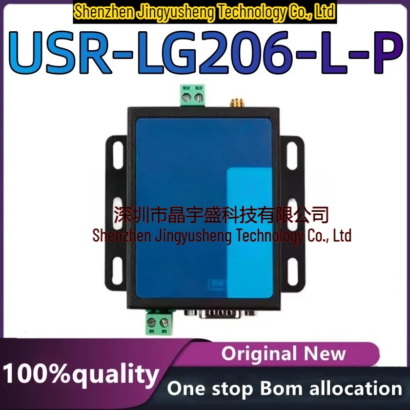 100%New Original Lora Modul Transmisi Data Nirkabel Radio 433 MHZ Point-To-Point 232/485 Serial Port USR-LG206-L-P
