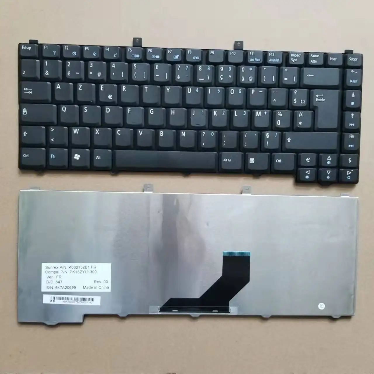 

Новая Французская клавиатура для Acer Aspire 5100 3100 3600 3690 5610 черная K032102B1 PK13ZYU1300