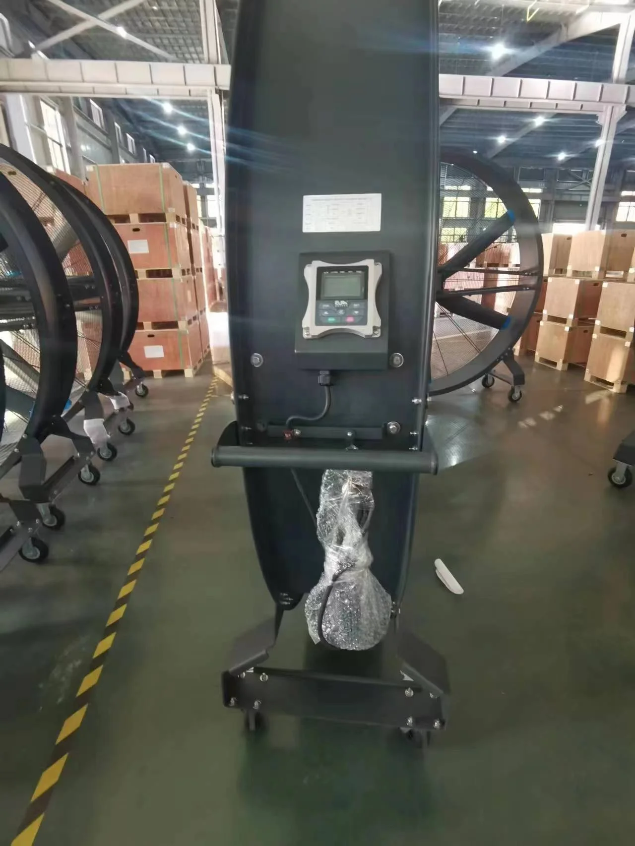 110V/120V  PMSM Motor 2m 1KW Waterproof Electric Big Industrial HVLS Stand Fan Big Fan