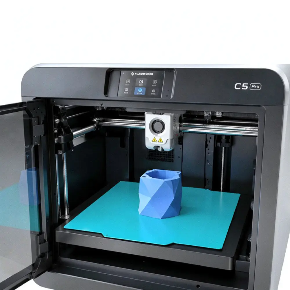 For For Flashforge C5 C5 Pro 3D Printer Magnetic Spring Steel Sheet Build Platform Printing Accessory Blue Surface