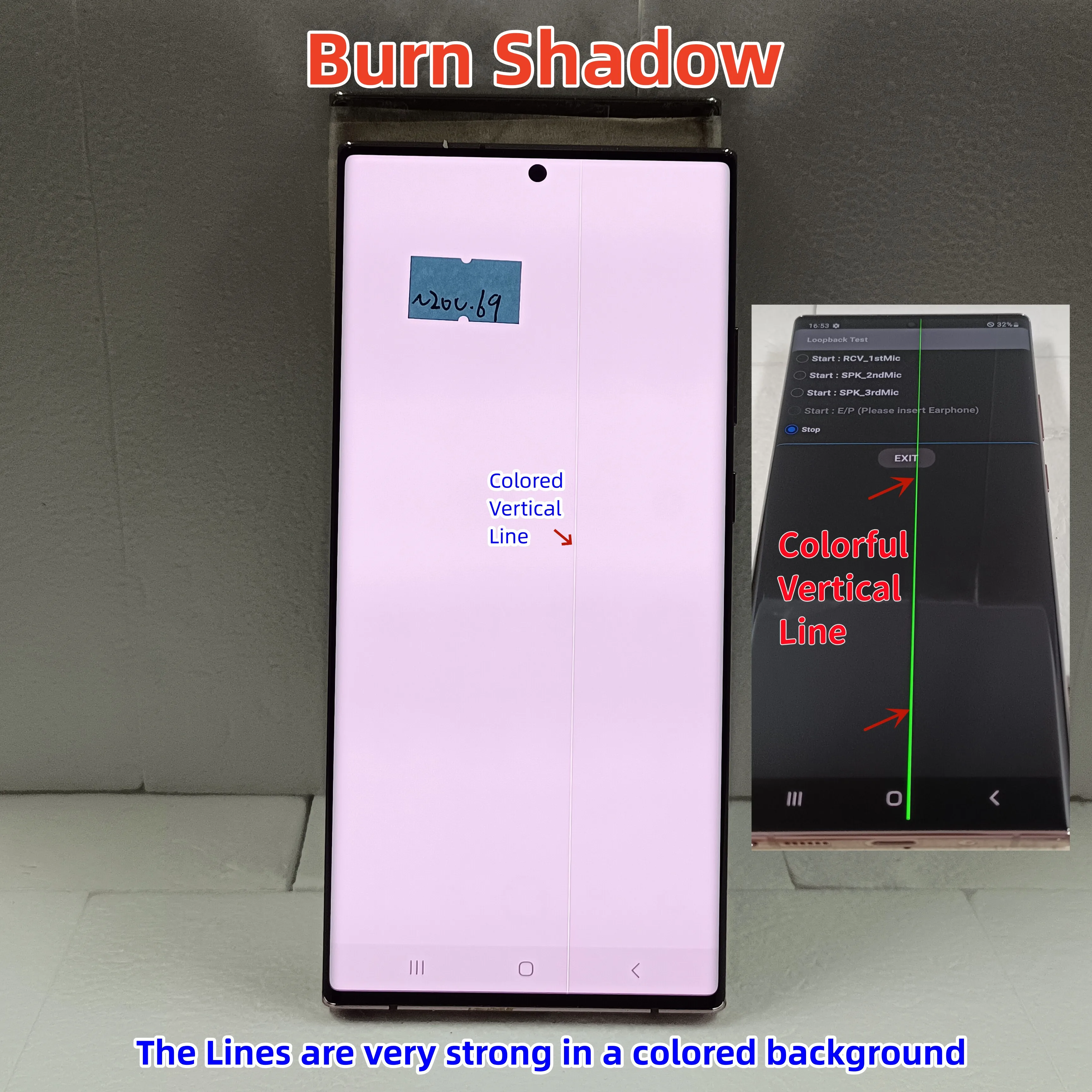 100% test AMOLED note 20 ultra LCD For Samsung Galaxy NOTE 20 Ultra Display SM-N985 N985F/DS N986B 5G Touch Screen Digitizer