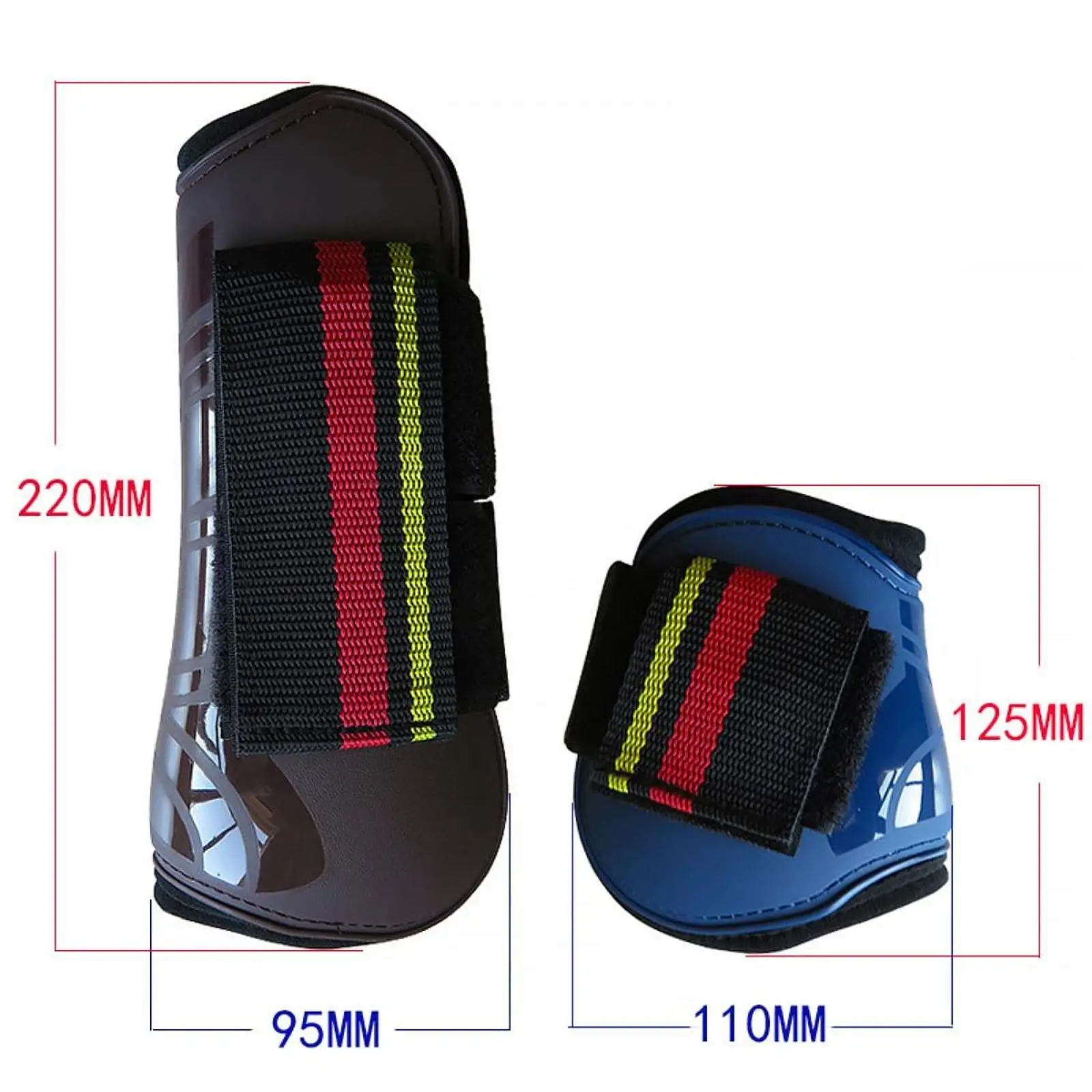 4pcs-horse-tendon-boots-wraps-breathable-outdoor-portable-practical-horse-leggings-reusable-horse-guards-set-for-training