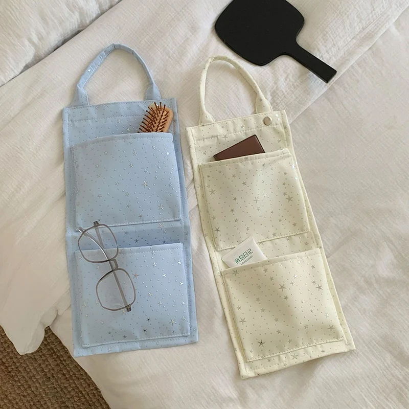 Star-shaped Hanging Storage Bag for Home Use Underwear and Socks Organizer Dorm Room Door Behind Garbage Bag Storage