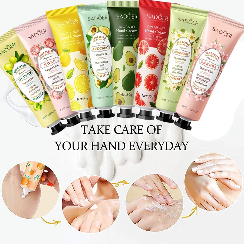 10 عبوات من كريم اليد لحماية الأيدي الجافة والمتشققة، لوشن مرطب لليدين مناسب للعناية ببشرة اليد المجففة والتجاعيد الجافة