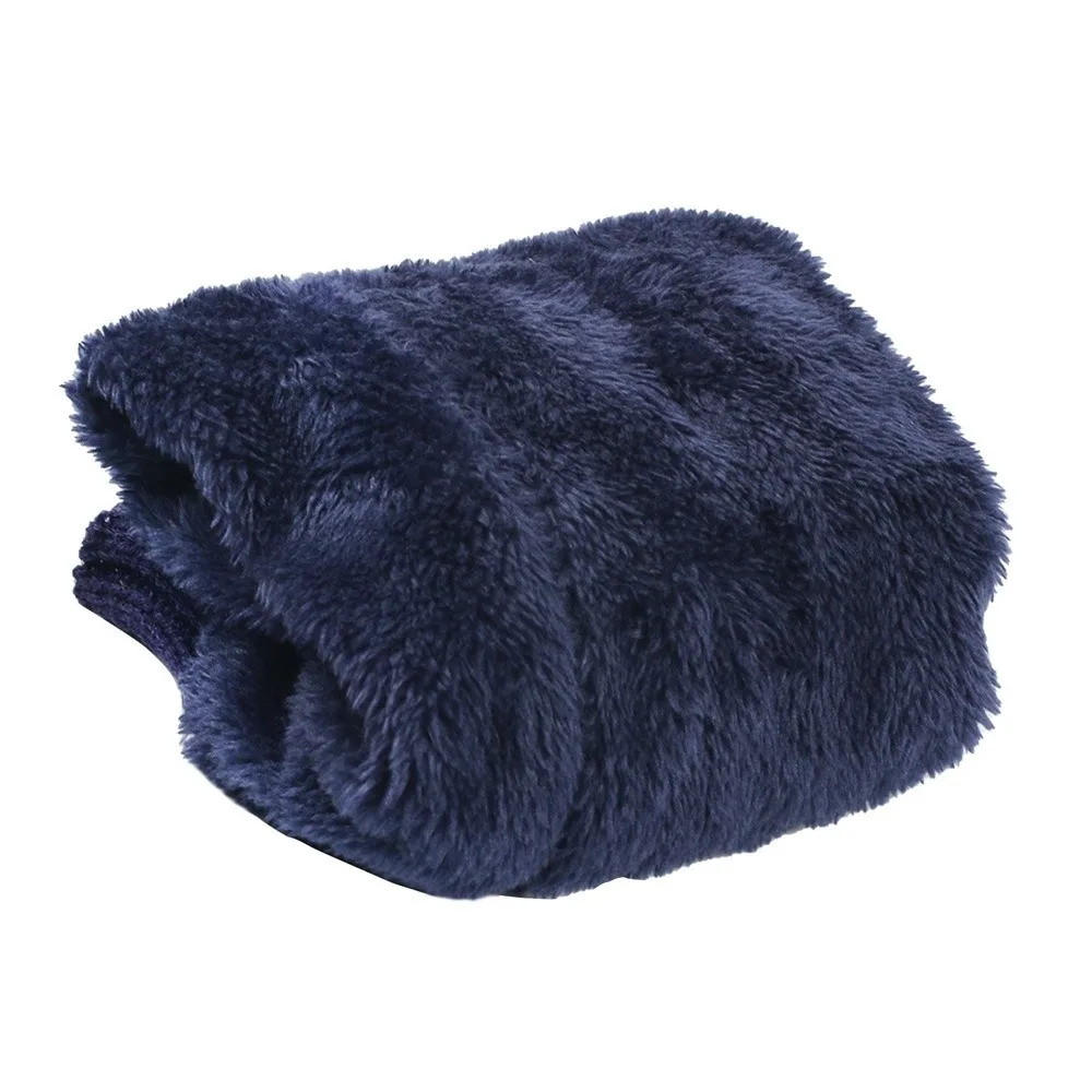 

Fashion Knee High Fleece Leg Warmers Thickened Foot Cover Winter Leg Warmers Soft Solid Color Knitted Leg Coverings Women