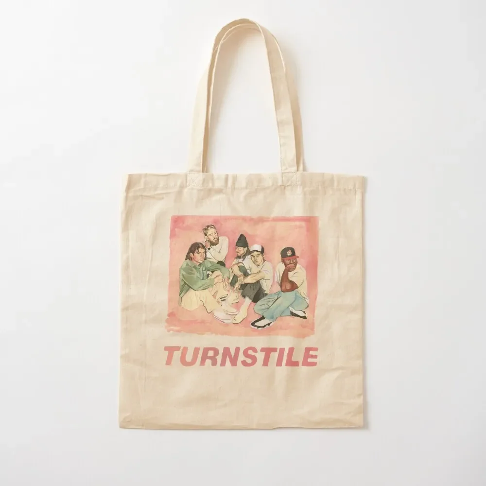 

Turnstile Love Connection Tote Bag Canvas bag for women shopper bag women canvas ecological bags custom canvas