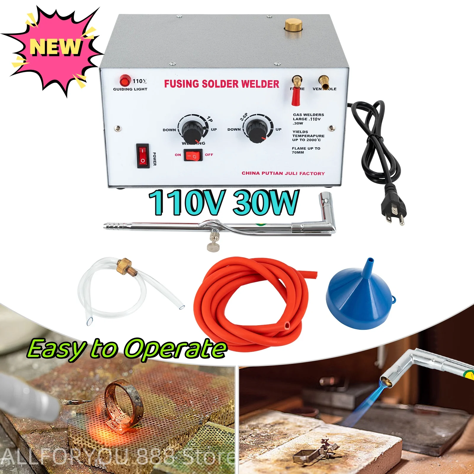 110V 30W Welding Machine for Welding Various Plastics, Aluminum, and Other Metal