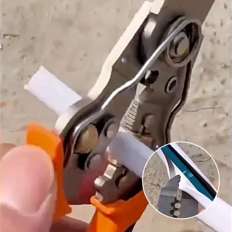 Multifunctional Stripping Pliers Crimper Cable Cutter New Upgrade Crimper Cable Cutter Pliers Adjustable Automatic Wire Stripper