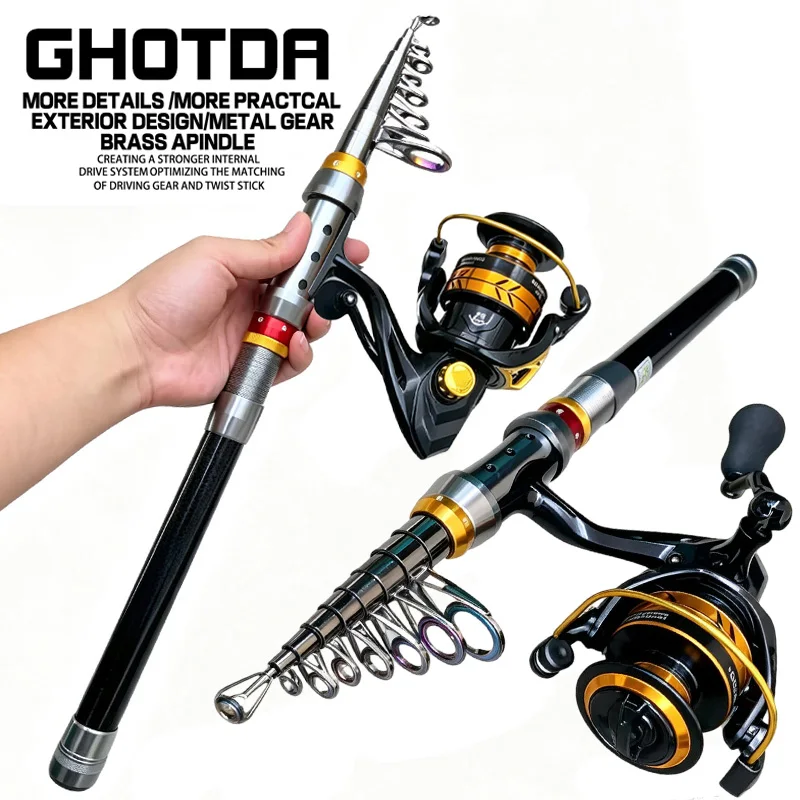 ghotda-18-36m-super-hard-telescopic-sea-fishing-rod-and-spinning-reel-52-1-gear-ratio-combo-max-drag-8kg-for-all-waters