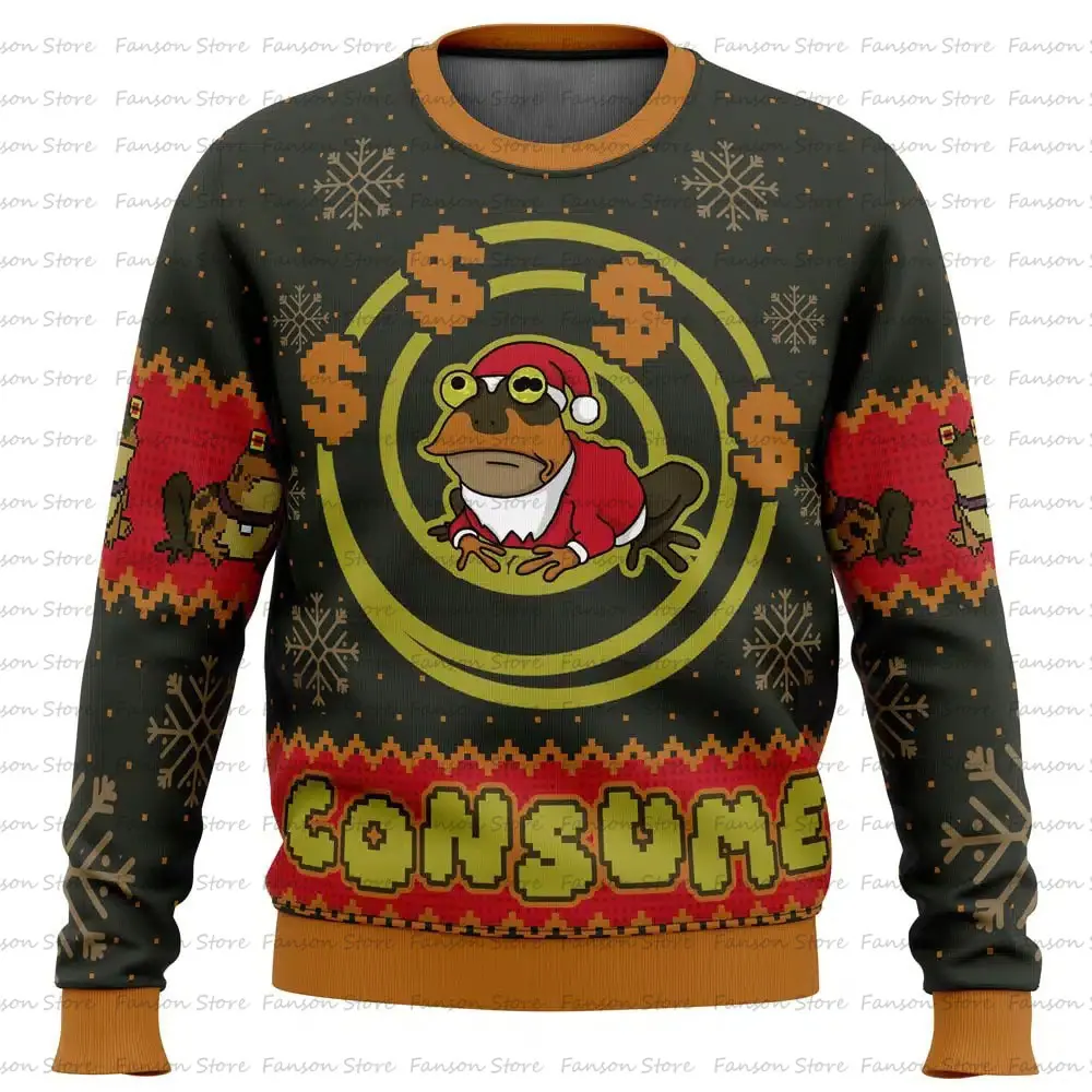 Pull de dessin animé de Fa-La-La Futurama pour hommes et femmes, pull de Noël, sweat à capuche de couple, mode Y, nouveau