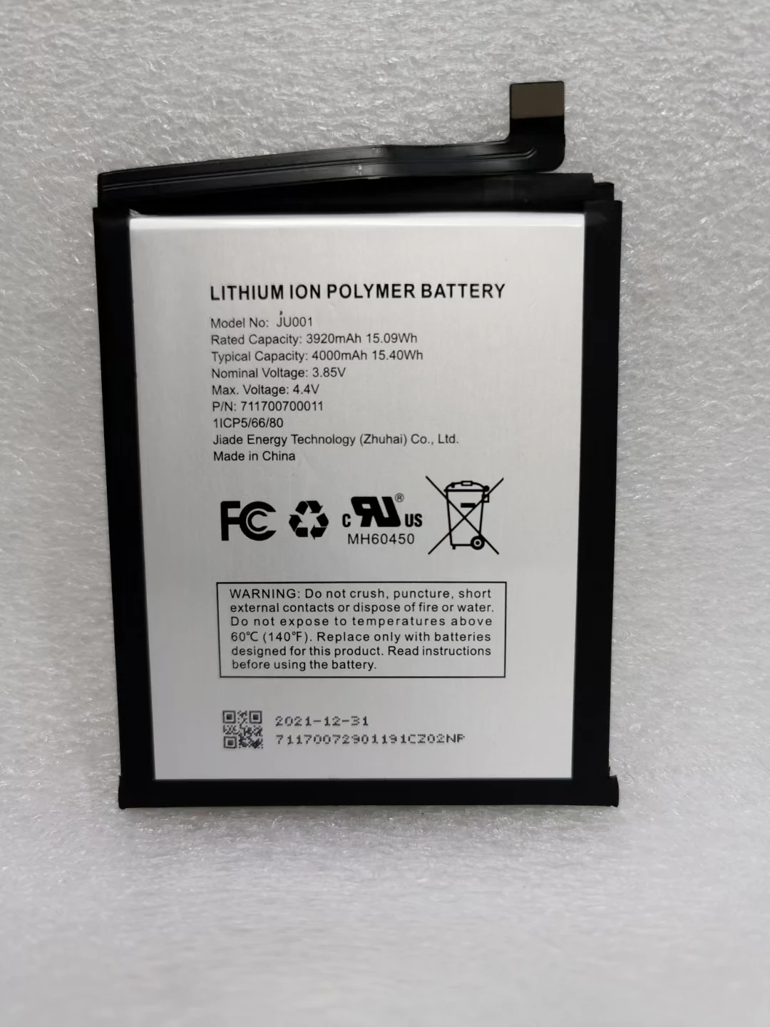 Original New Celero 5G Ju001 4000mah battery