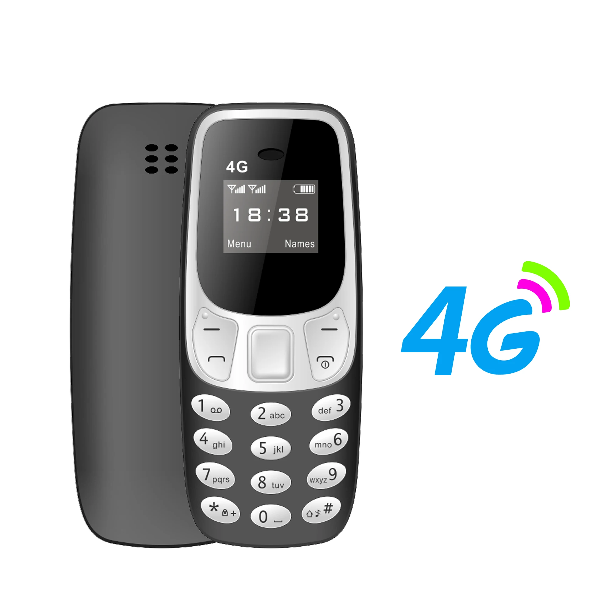 SERVO BM10 4G Mini-knopfunctie Telefoonsnelheidsknop Auto Call Recorder Blacklist 2 SIM Kleine mobiele telefoon Meertalig 2025 Nieuw