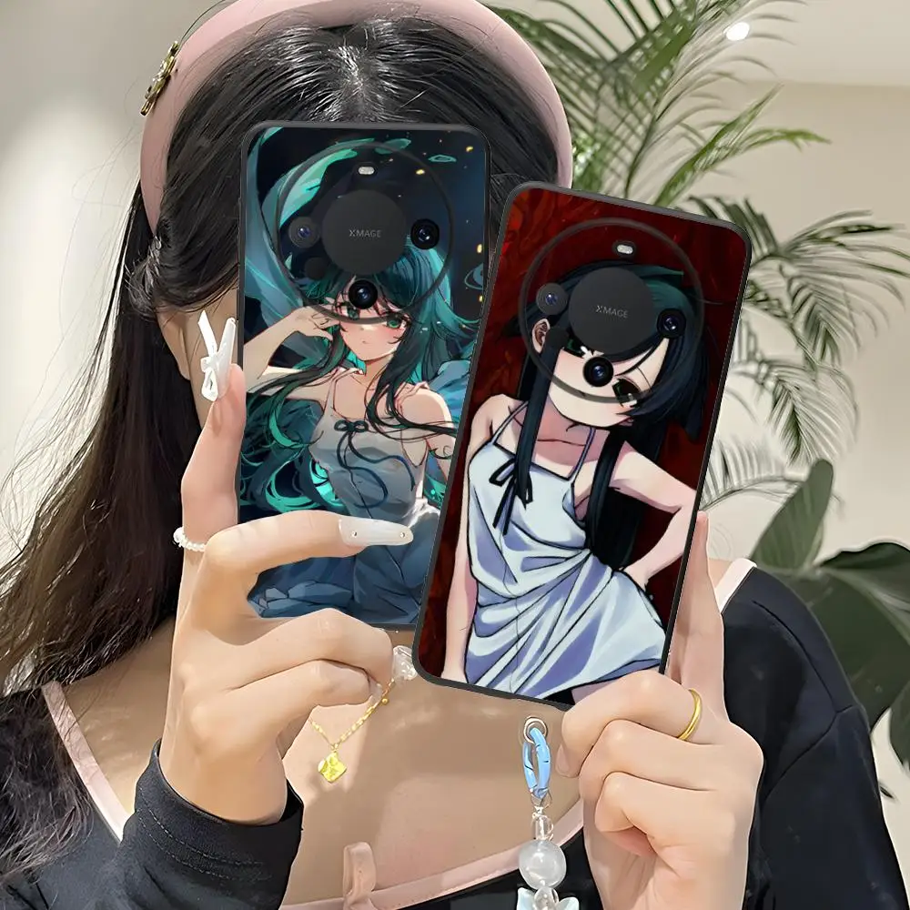 Saya no Uta حافظة هاتف محمول لهاتف هواوي ميت 60 50 40 30 20 10 Pro Plus Lite E 5G غطاء طباعة ملون غطاء هواتف محمولة جميل