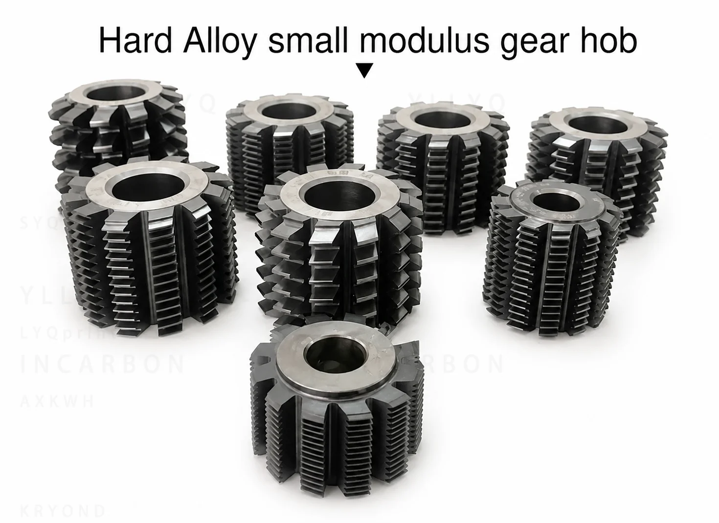 AA Grade K44 Solid Carbide Gear Hob, High Speed Top Cutting Gear Milling Cutter Modulus M0.8 M1 M1.5 M2 for Hobbing Machine